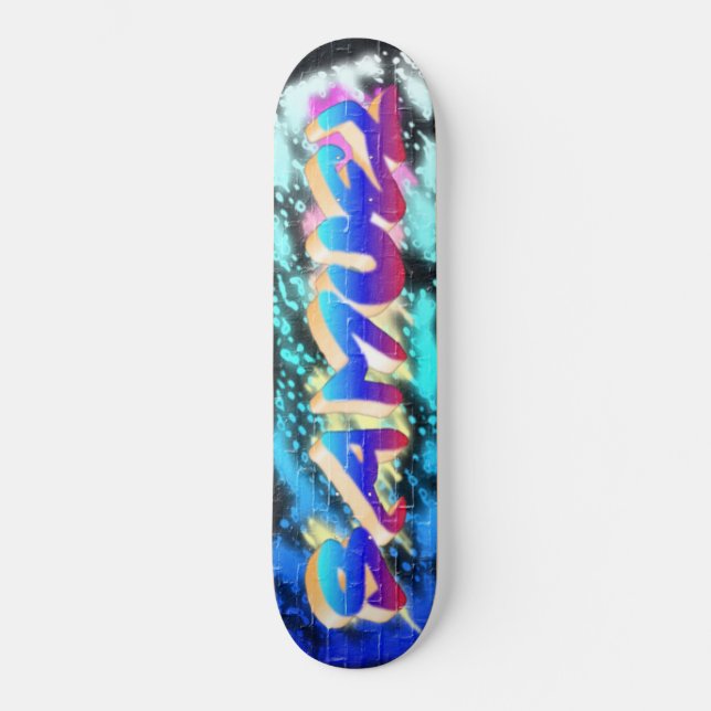 SAMUEL Customized Graffiti Skateboard (Front)