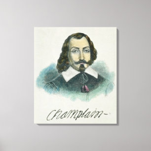 Samuel de Champlain Canvas Print