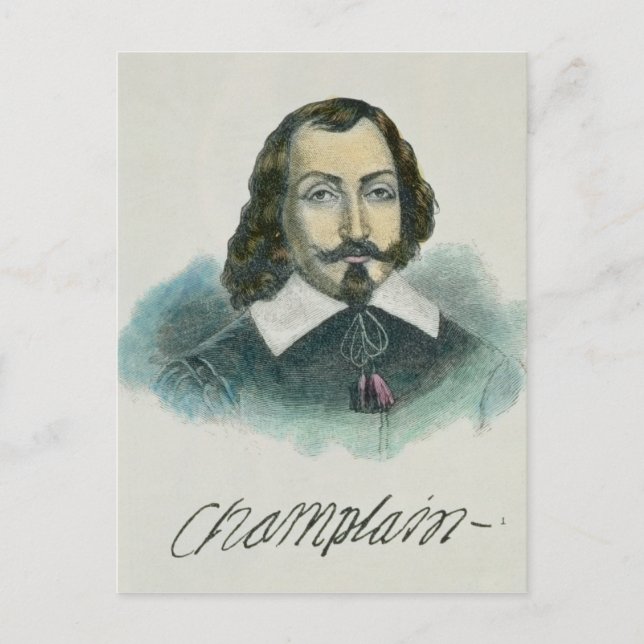 Samuel de Champlain Postcard (Front)