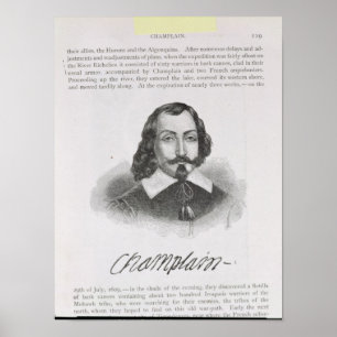Samuel de Champlain Poster