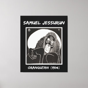 Samuel Jessurun Orangutan (1914) Canvas Print