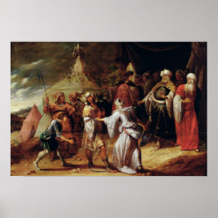 Samuel Killing Agag, King of the Amalekites Poster