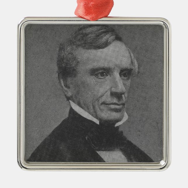 Samuel Morse Metal Ornament (Front)