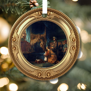 Samuel Old Testament Advent Jesse Tree Metal Ornament