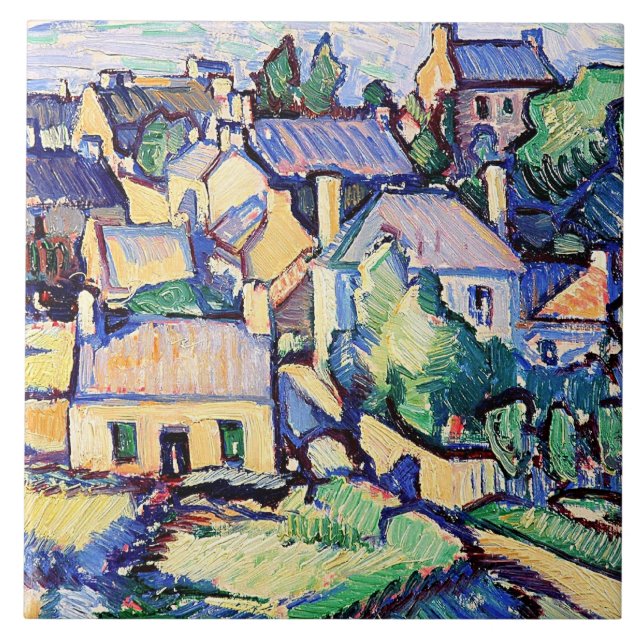 Samuel Peploe, Ile de Brehat, Tile (Front)