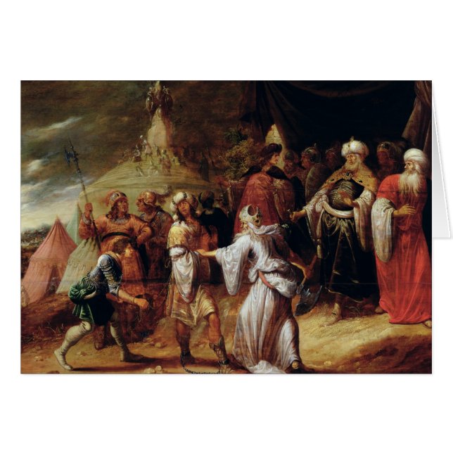 Samuel tuant Agag, roi de l'Amalekites (Devant horizontal)