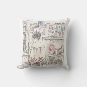 Samuku Saba Throw Pillow