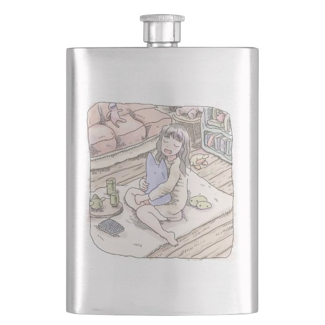 Samukukuji Hip Flask (Front)