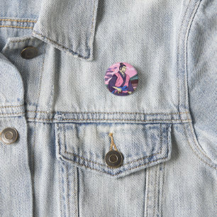 samurai 1 inch round button