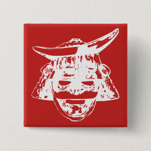 Samurai 2 Inch Square Button
