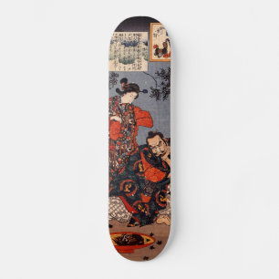 Samurai and Demon Skateboard