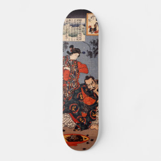 Samurai and Demon Skateboard