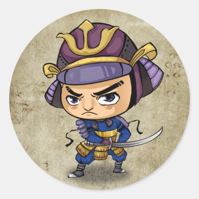 Samurai and Ninja Stickers - Mitsuhide (Front)