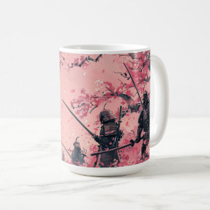 Samurai and Sakura Coffee Mug