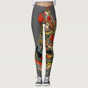 Samurai And Sword Leggings