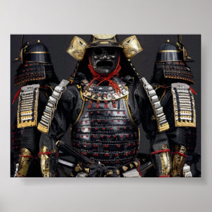 Samurai armour Poster Card digital Printing wall 