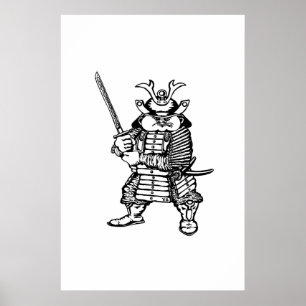 SAMURAI ART POSTER