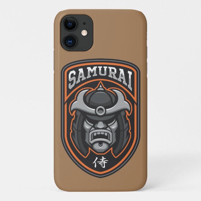 Samurai Badge Case-Mate iPhone Case (Back)