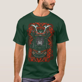 Samurai bear tribal tattoo T-Shirt