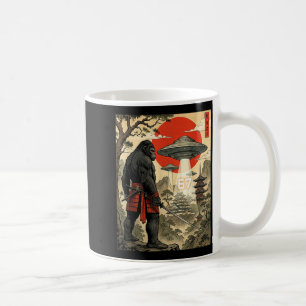 Samurai Bigfoot 67 Six Seven Meme Vintage Japanese Coffee Mug