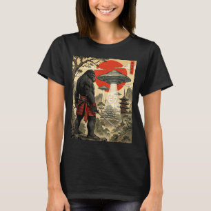 Samurai Bigfoot 67 Six Seven Meme Vintage Japanese T-Shirt