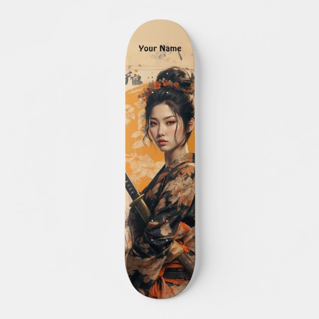 Samurai Bloom: Skateboard (Front)
