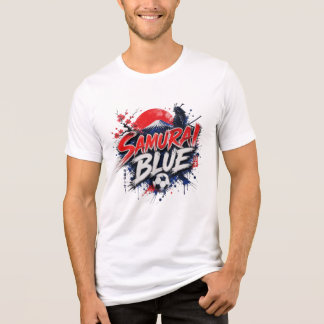 Samurai Blue - Japan Football Culture Tri-Blend Shirt