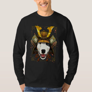 Samurai Bull Terrier Bully Dog Pet Japanese Warrio T-Shirt