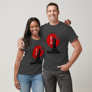 Samurai Bushido Discipline Japanese Red Sun T-Shirt