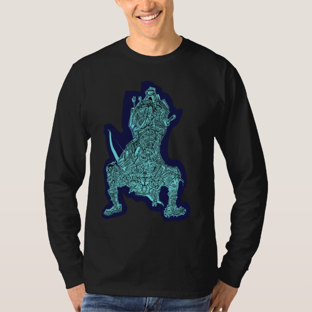 Samurai, by Brian Benson T-Shirt (Front)