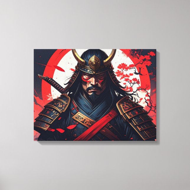 samurai canvas print (Front)