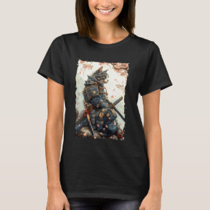 Samurai Cat - Japan Warrior Katana Power 1 T-Shirt