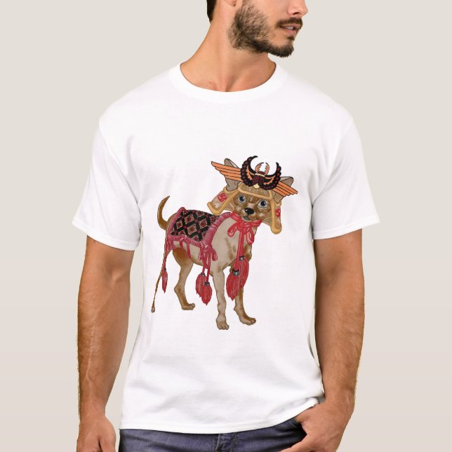 Samurai Chihuahua T-Shirt (Front)