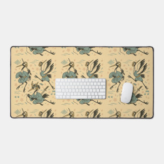 Samurai Crane with Headphones 