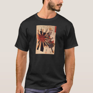 Samurai defending against exploding shell T-Shirt