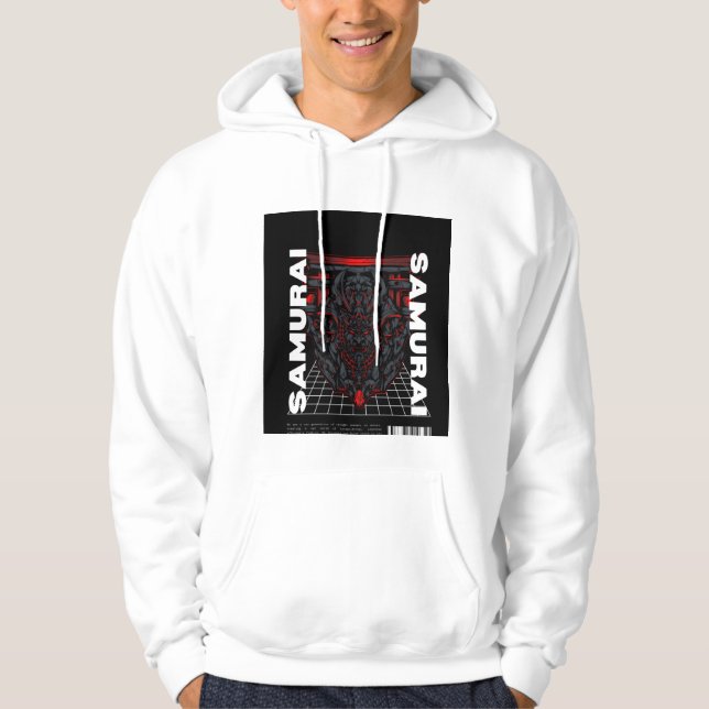 Samurai design hoodie (Front)