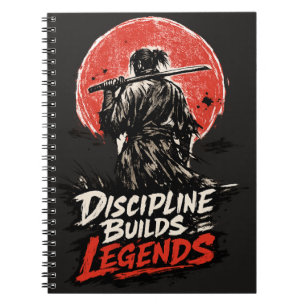Samurai Discipline Motivation Art Notebook