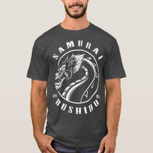 Samurai Dragon Japanese Aesthetic Edgy Streetwear T-Shirt