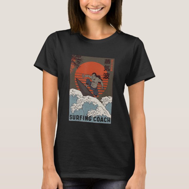 Samurai Fighter As Surf Coach  Summer Top Design (Front)
