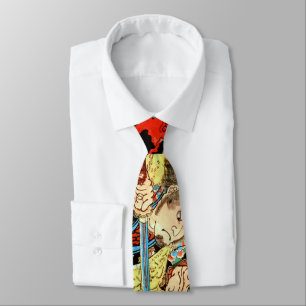 SAMURAI FIGHTING MONKEY TIE