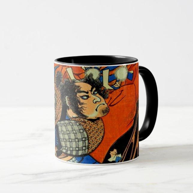 SAMURAI FIGHTING MONSTER MUG (Front Right)