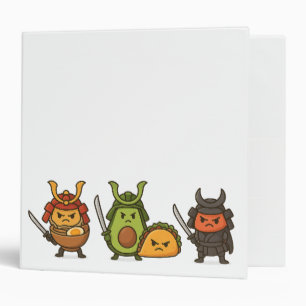 Samurai Food Warriors Binder