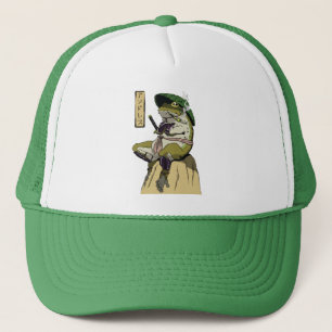 Samurai Frog: Guardian of the Lotus Trucker Hat