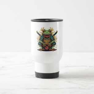 Samurai frog warrior Thermal Tumbler Travel Mug