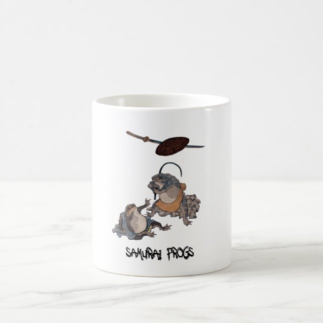     SAMURAI FROGS SCENE #1 COFFEE MUG (Center)