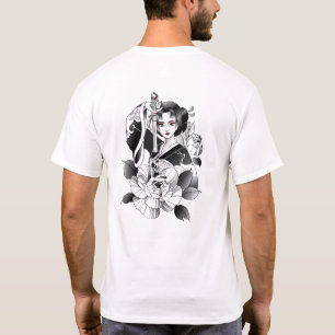 “Samurai Geisha and Her Katana” T-Shirt