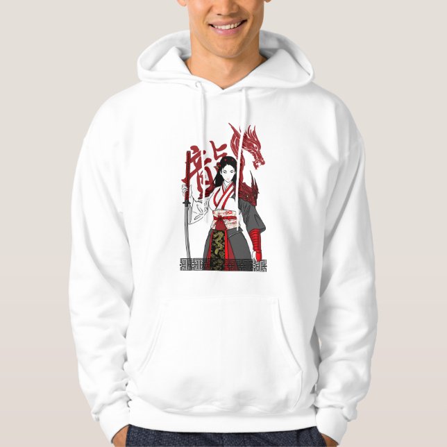 Samurai Geisha Hoodie (Front)