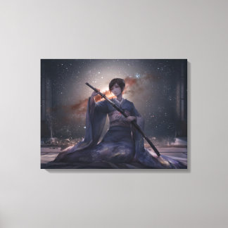 Samurai Girl Canvas Print