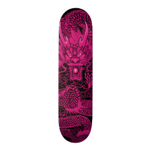 Samurai Girl One Pink Element Custom Pro Deck Skateboard