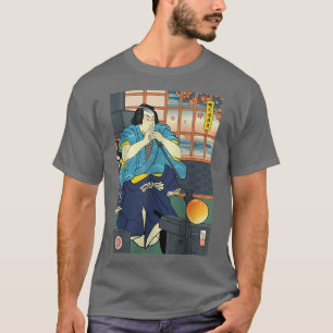 Samurai Glassblowing Ukiyoe Music T-Shirt